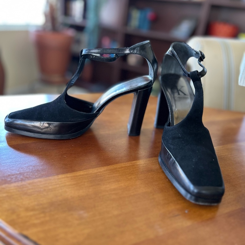 Calvin Klein Vintage Black Women's Heels size 8 1/2